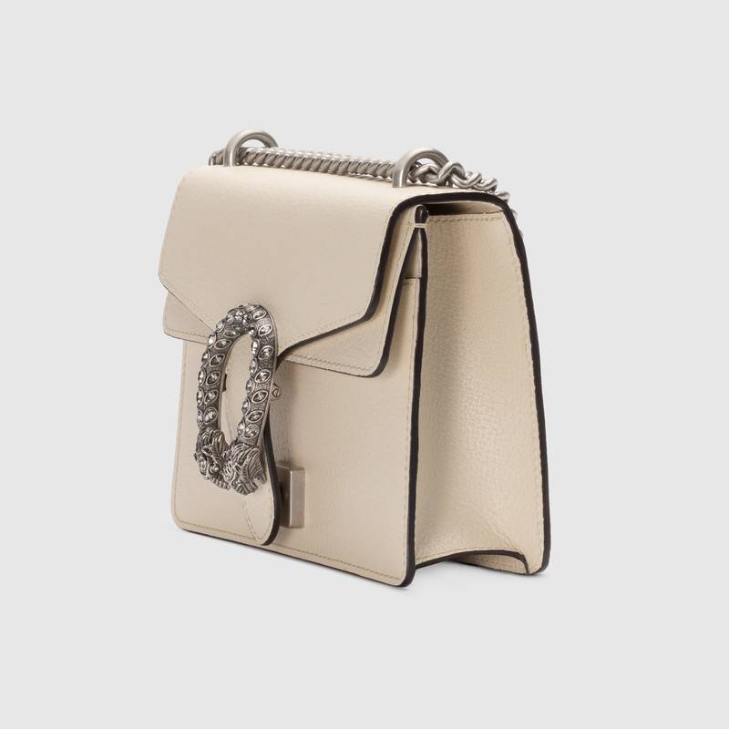 Gucci Dionysus Leather Mini Bag White Shoulder Bag 421970